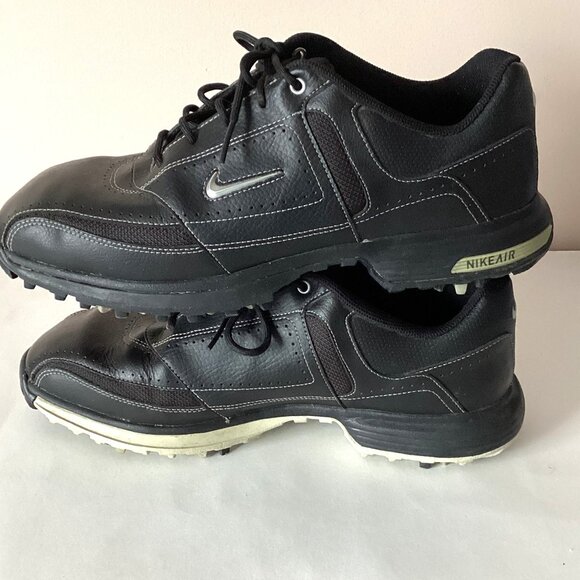Nike Air Power Channel Men's Black Golf Golfing Shoes Size US 7.5 W Activewear - Picture 7 of 14